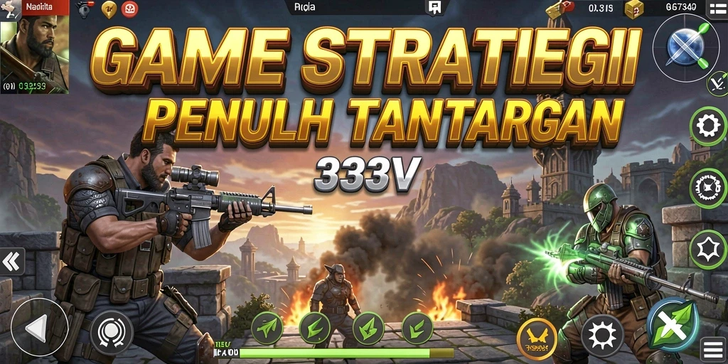 Tangkapan layar gameplay 333V menampilkan pertarungan strategi yang mendebarkan.