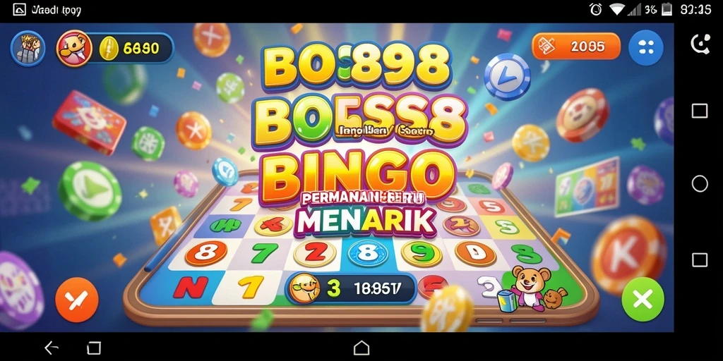 Screenshot dari gameplay seru Bingo di BOS898.