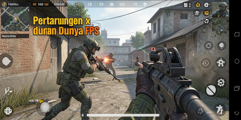 Gameplay mendebarkan dari FA99 yang penuh aksi FPS.