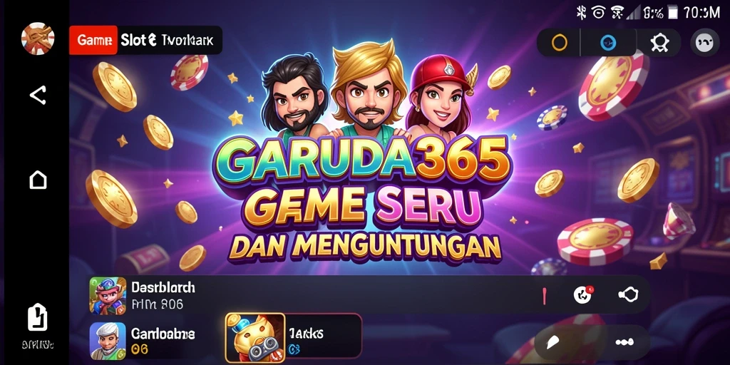 Screenshot GARUDA365 menampilkan gameplay Slot yang mendebarkan.