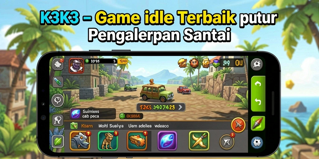 Tampilan menarik dari gameplay K3K3 yang menampilkan kemajuan yang mengasyikkan.