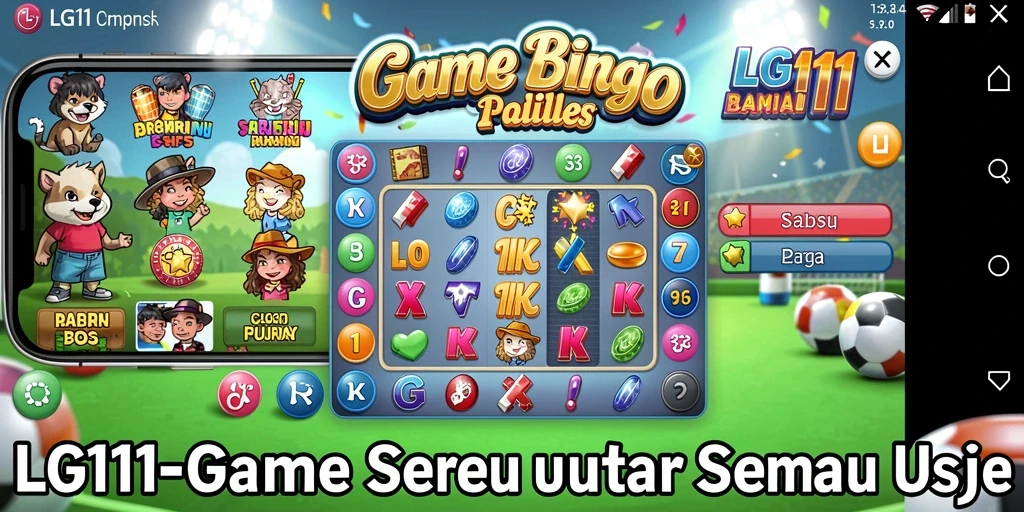 Tampilan permainan Bingo yang seru dan interaktif di LG111.