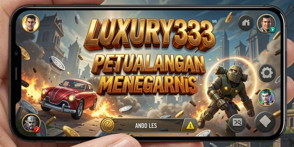 Screenshot gameplay LUXURY333 yang penuh aksi arcade.