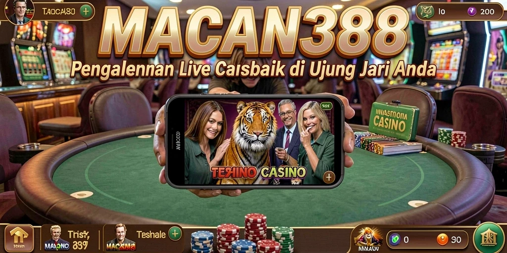 Tampilan gameplay Live Casino yang mengasyikkan dan interaktif.