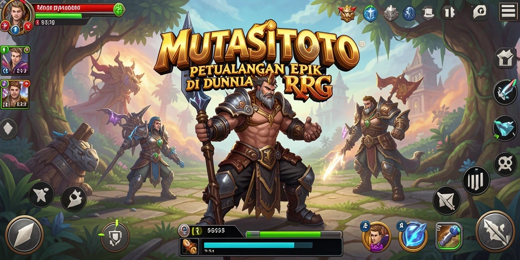 Tampilan gameplay seru di dunia fantasi MUTASITOTO.