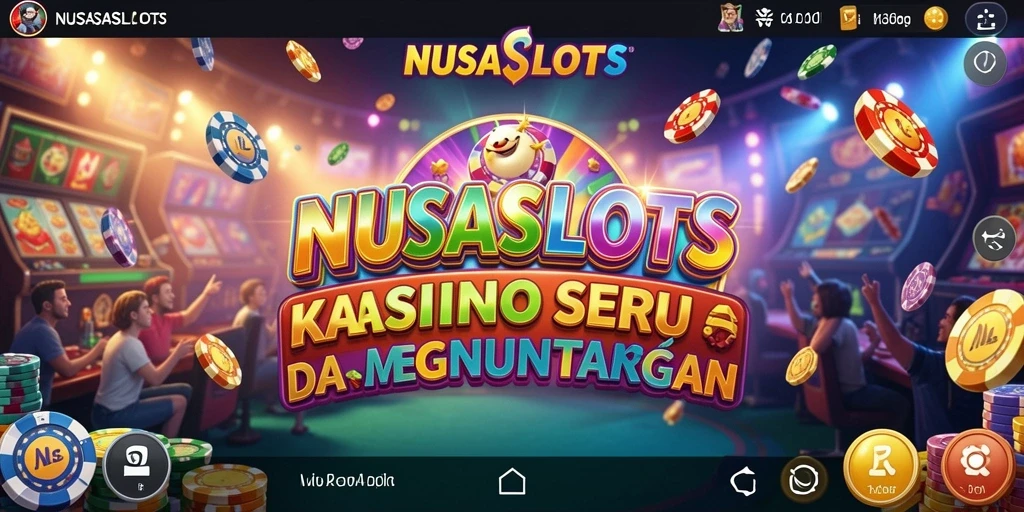 Tampilan gameplay menarik dari NUSASLOTS dengan berbagai tema slot.