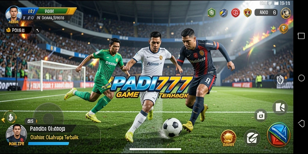 Screenshot gameplay PADI777 yang menampilkan aksi olahraga seru.