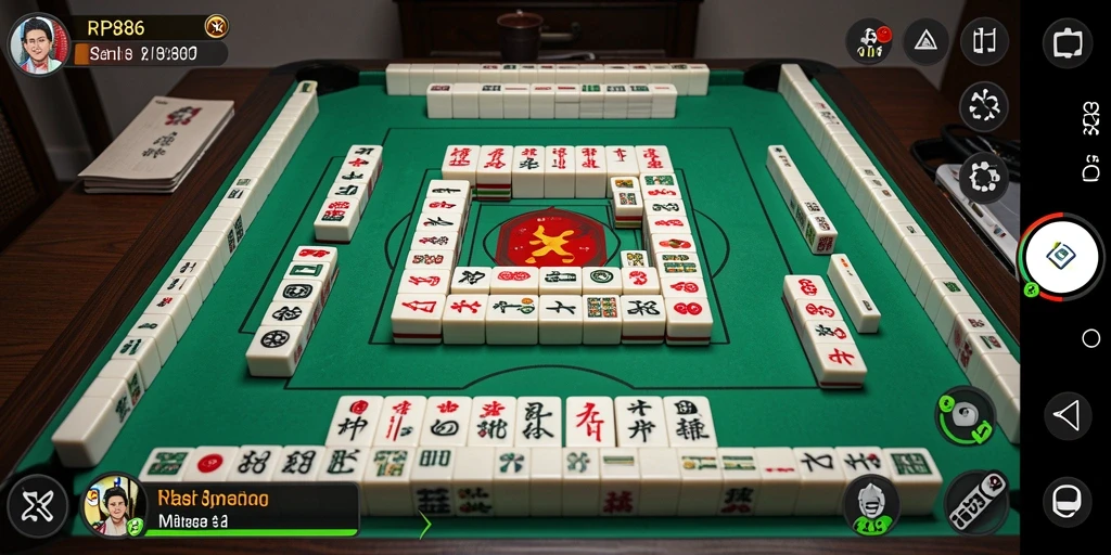 Tangkapan layar menunjukkan gameplay Mahjong yang menarik dan menantang.