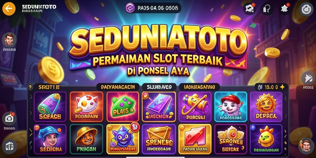 Tampilan gameplay SEDUNIATOTO yang menarik saat memutar slot.