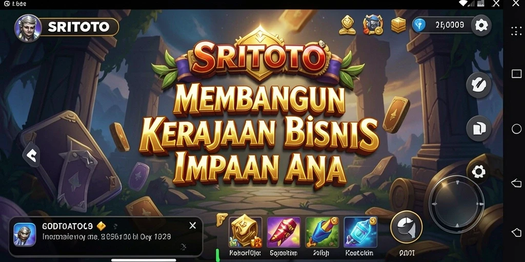 Tampilan gameplay SRITOTO yang seru dan penuh strategi.
