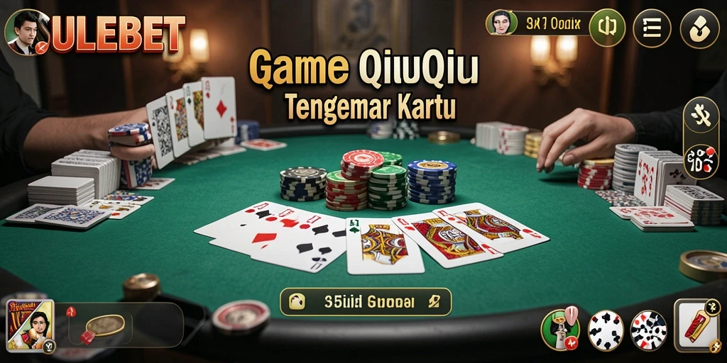 Tampilan gameplay menarik SULEBET saat bermain QiuQiu dengan teman.