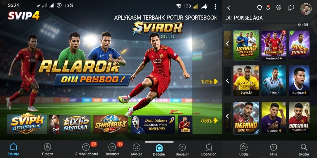 Tampilan menarik dari screenshot gameplay Sportsbook SVIP4.