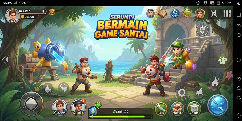Screenshot gameplay SVIP6 yang menampilkan keseruan permainan santai.
