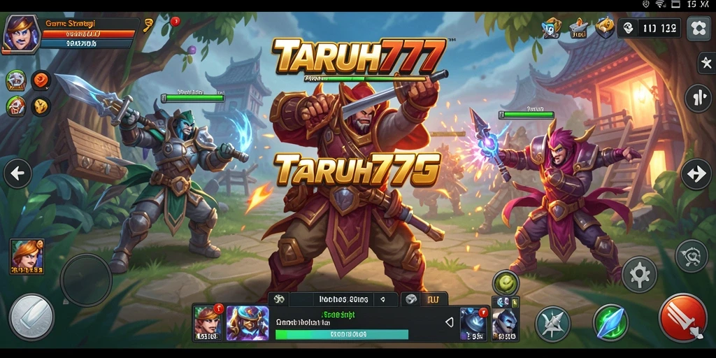 Tangkapan layar menampilkan gameplay strategis yang menarik di TARUH777.