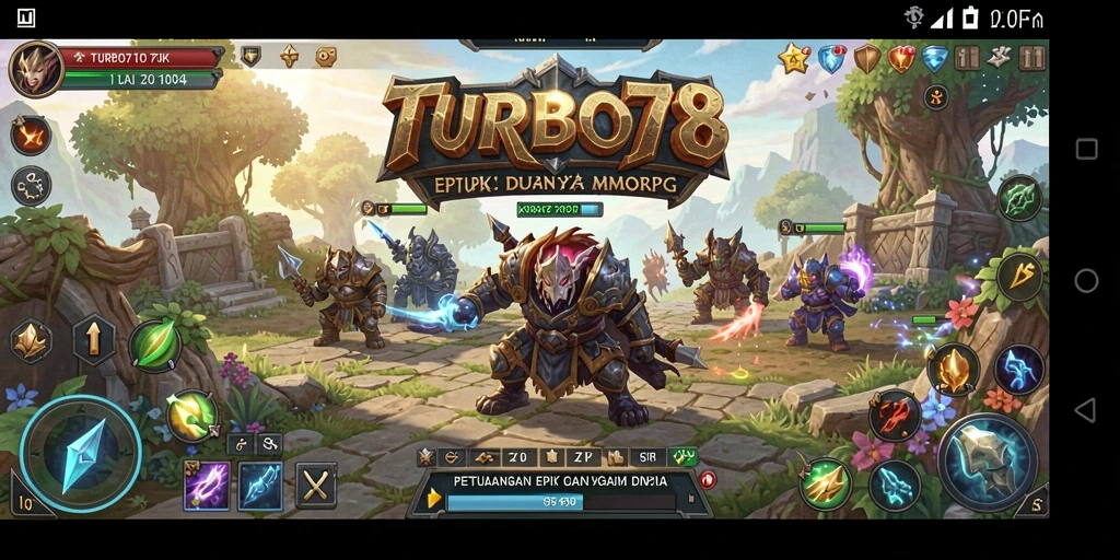 Tangkapan layar gameplay yang menampilkan aksi seru dalam <strong>TURBO78</strong>.