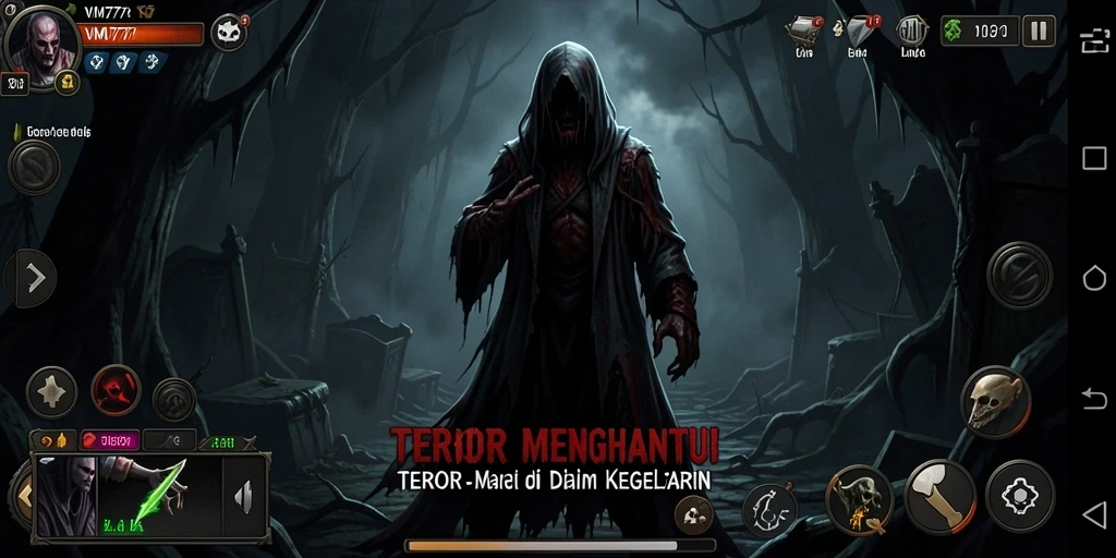 Screenshot gameplay menampilkan momen menegangkan dalam <strong>VM777</strong>.