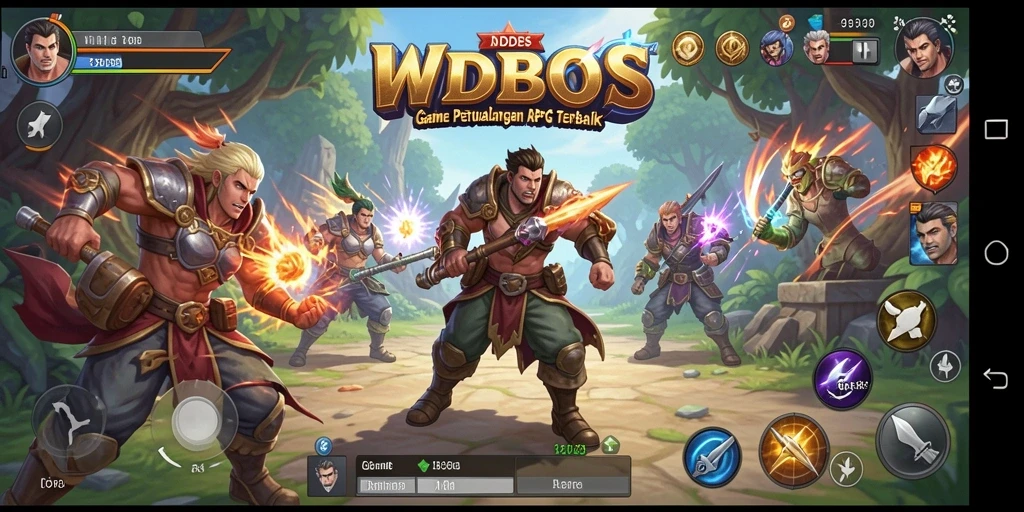 Tampilkan petualangan seru dalam permainan ARPG WDBOS.