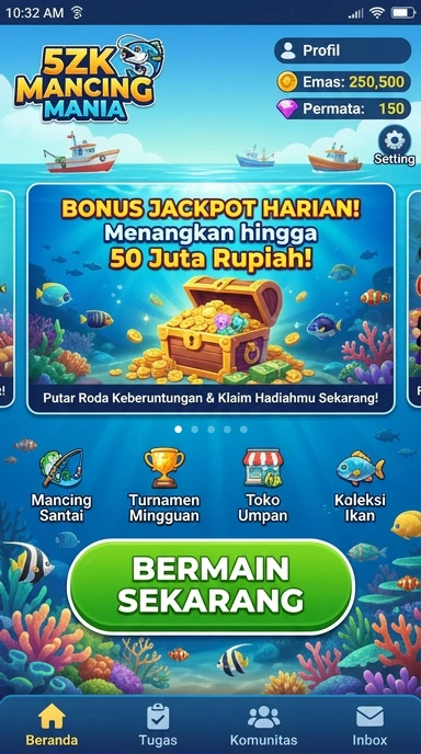 Tangkapan layar menarik dari aplikasi 5zk yang menampilkan antarmuka pengguna.
